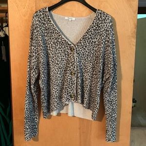 Madewell floral cardigan - size medium